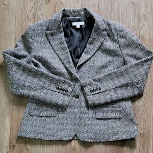 Tweed Blazer NY&Co sz18 Black & White EUC